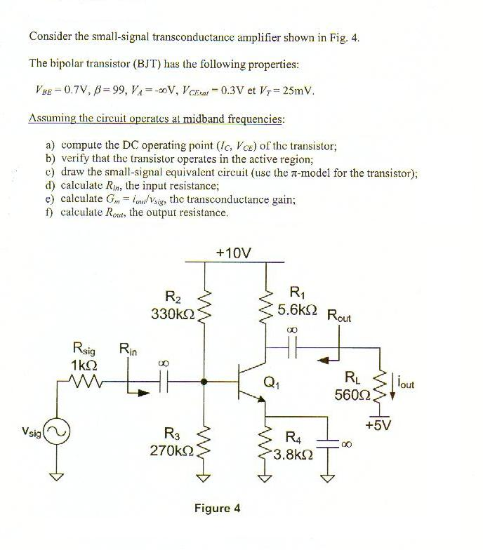 Transconductance Amplifier Circuit Diagram