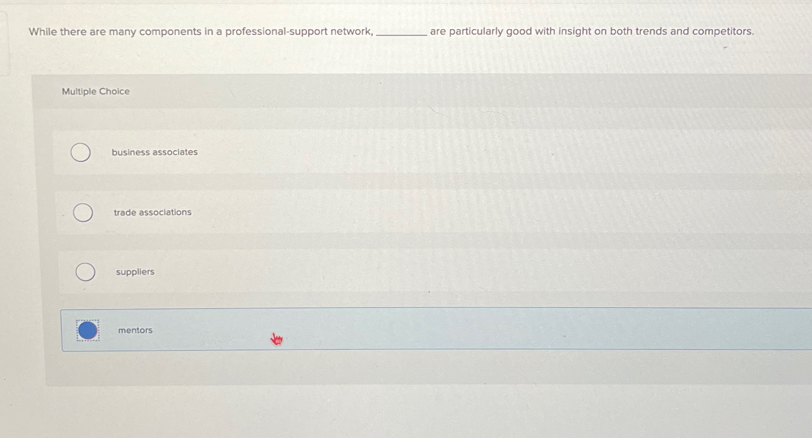 Solved While there are many components in a | Chegg.com