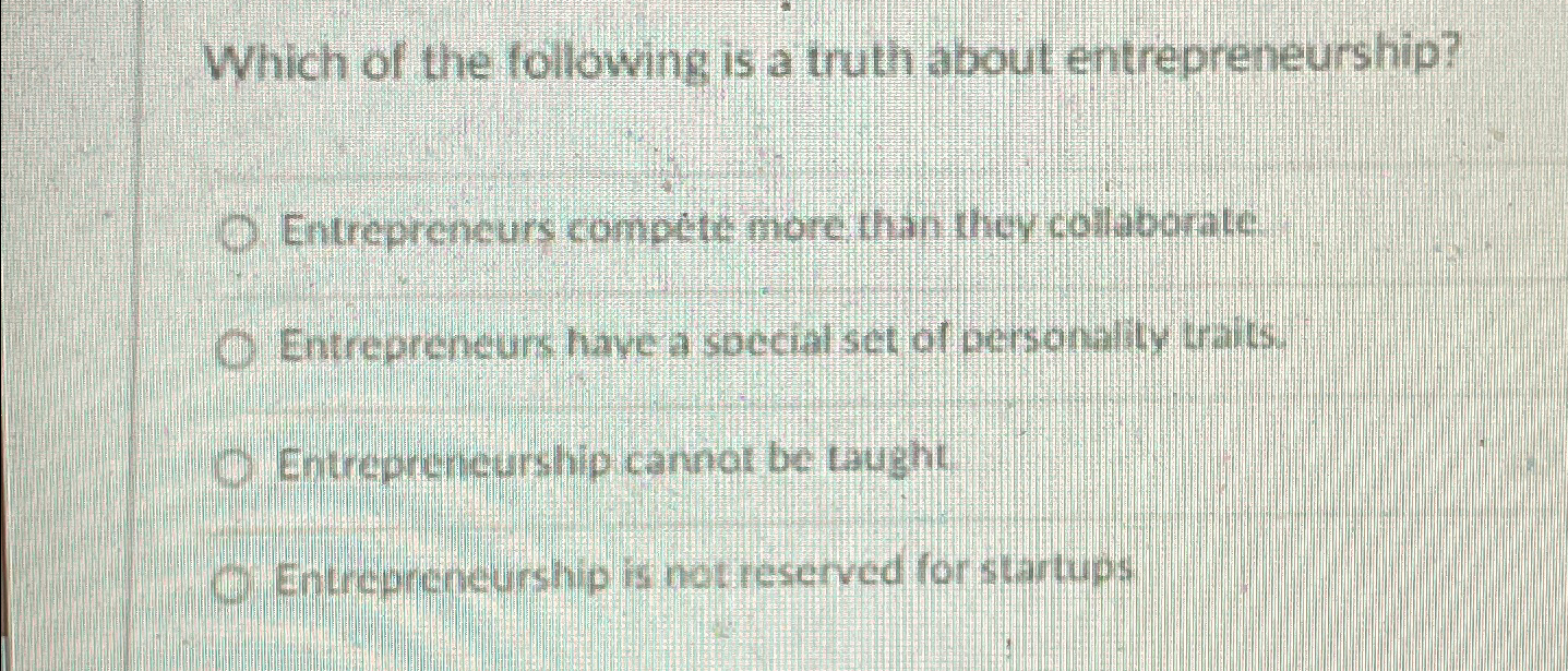 Solved Which of the following is a truth about | Chegg.com