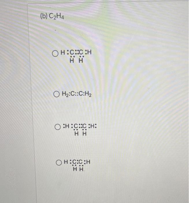 Solved Select the correct Lewis structure for each of the Chegg