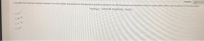 Solved 4 Consider the chemical reaction between rol site and | Chegg.com