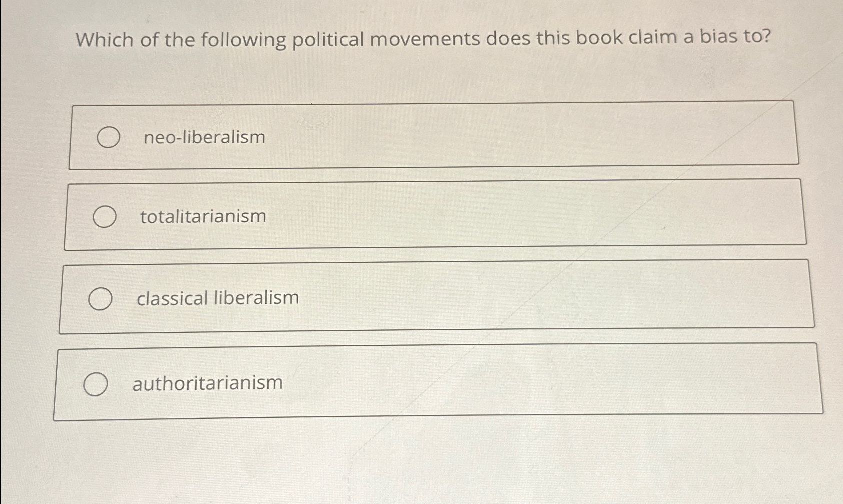 Solved Which of the following political movements does this | Chegg.com