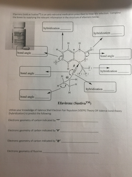 Solved Efavirenz (sold As SustivaM) Is An Anti-retroviral | Chegg.com