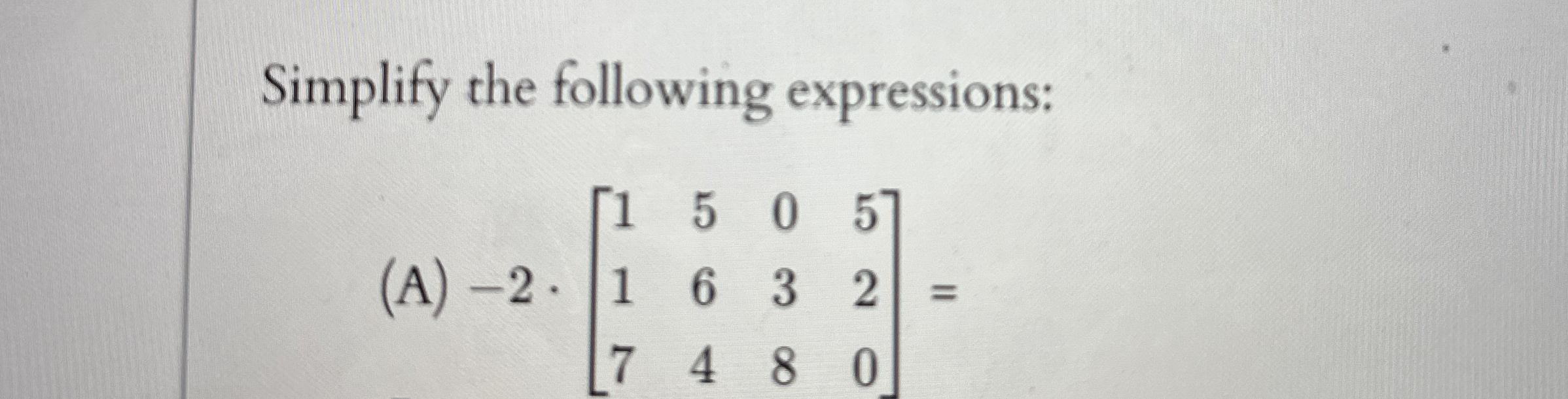 Solved Simplify the following | Chegg.com