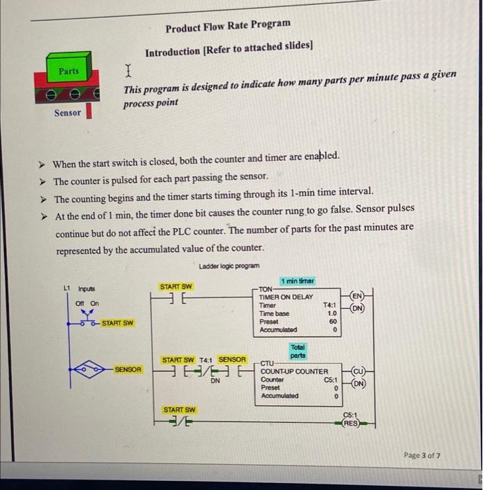 Solved Product Flow Rate Program Introduction [Refer to | Chegg.com