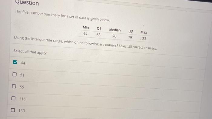 solved-question-the-five-number-summary-for-a-set-of-data-is-chegg