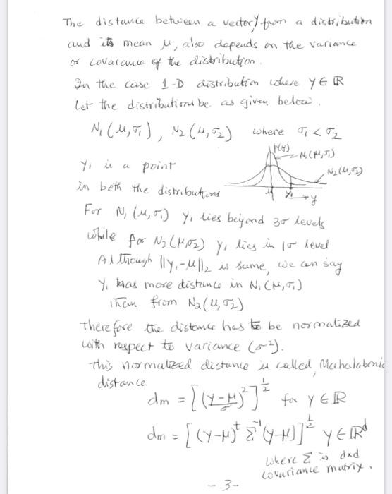 Solved Euclidean distance 3 of 4 distance between a given | Chegg.com