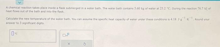 Solved A chemical reaction takes place inside a flask | Chegg.com