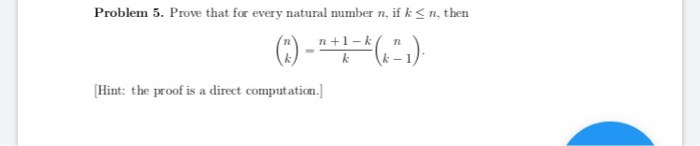 Solved Problem 5. Prove that for every natural number n, if | Chegg.com