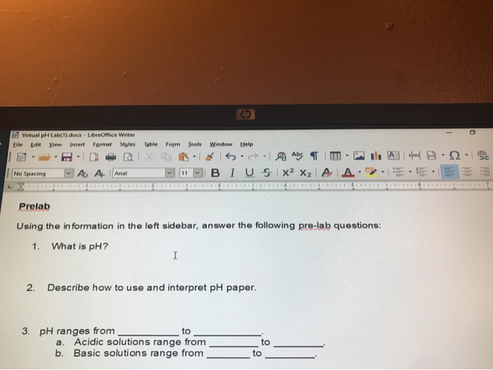 Solved 51 Virtual ph Lab().docx LibreOffice Writer Eile
