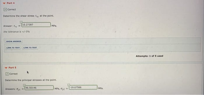 Solved Part 1 Correct The strain rosette shown in the figure | Chegg.com