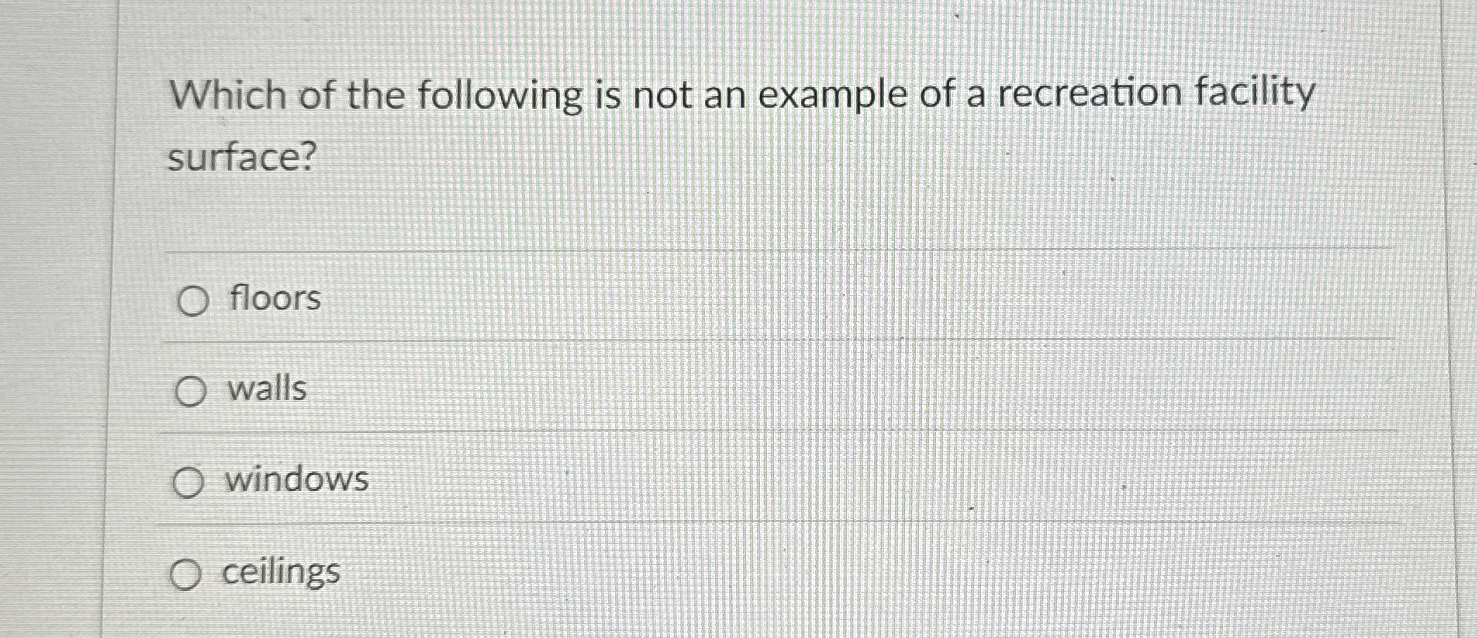 Solved Which of the following is not an example of a | Chegg.com