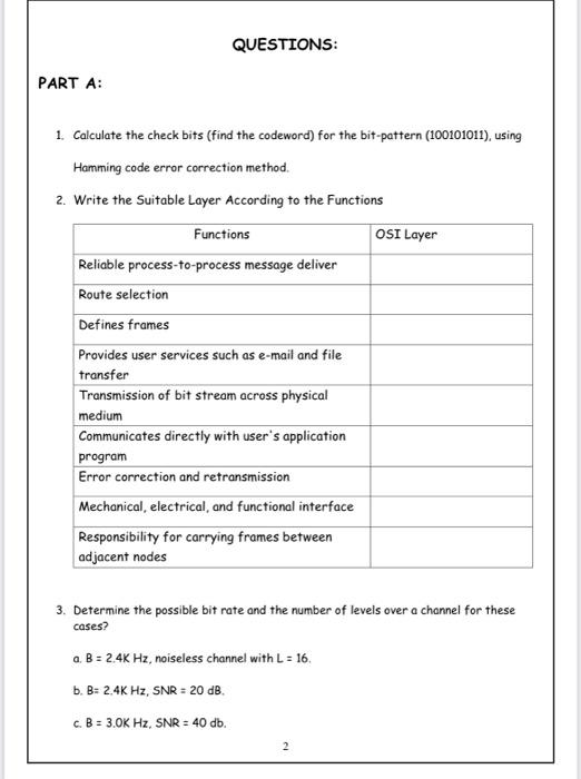 Solved 8 Given The Dataword 101001111 And The Divisor