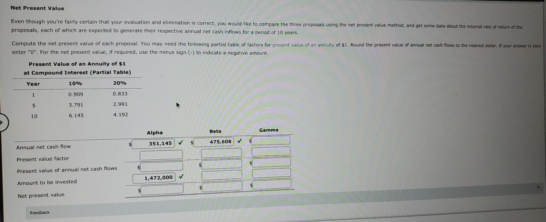 Solved Ch 26 problem Mastery Problem: Capital Investment | Chegg.com