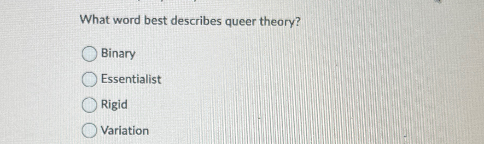 Solved What word best describes queer | Chegg.com