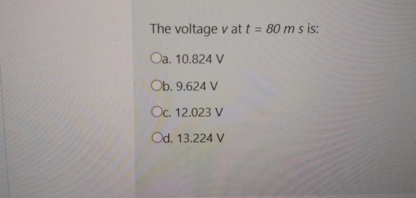 Solved Time left 1: The switch in the circuit shown in the | Chegg.com