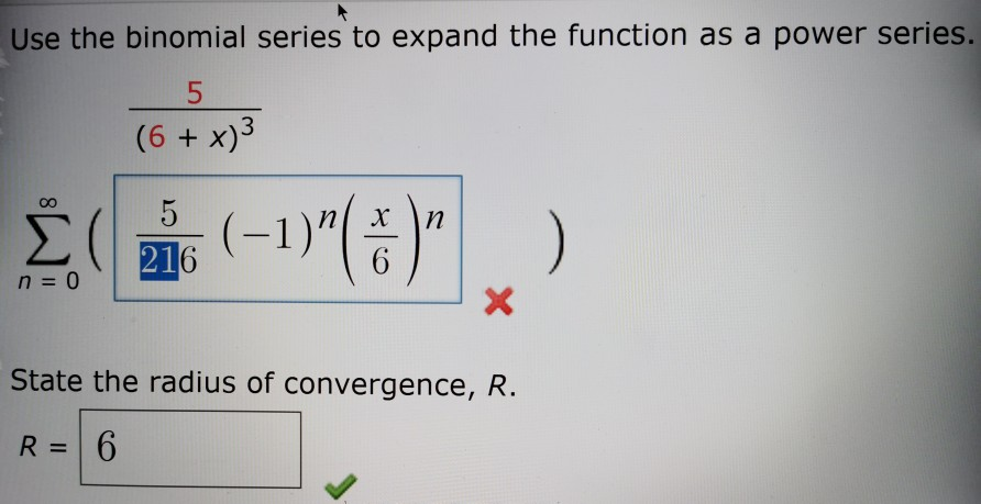 Solved Use The Binomial Series To Expand The Function As A 4254