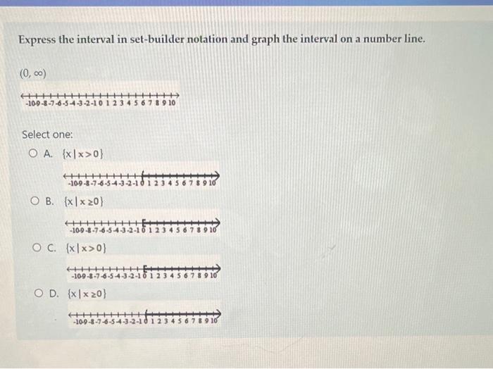 Solved Express the interval in set-builder notation and | Chegg.com