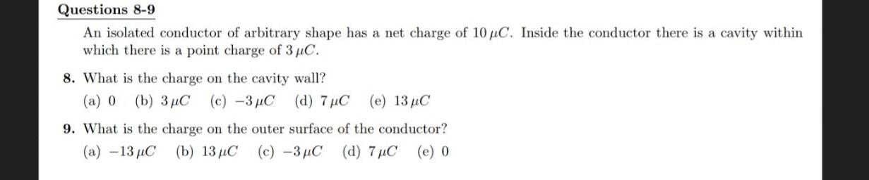 Solved An isolated conductor of arbitrary shape has a net | Chegg.com