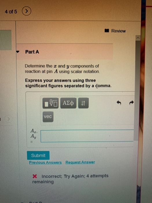 Solved Problem 6.66 4 of 5 Consider the frame shown in | Chegg.com
