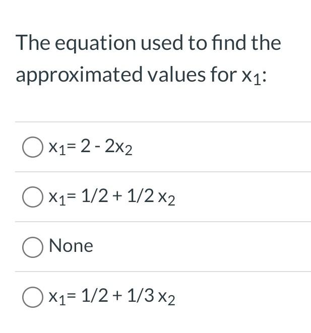 Solved Use the following set of equations to solve questions | Chegg.com