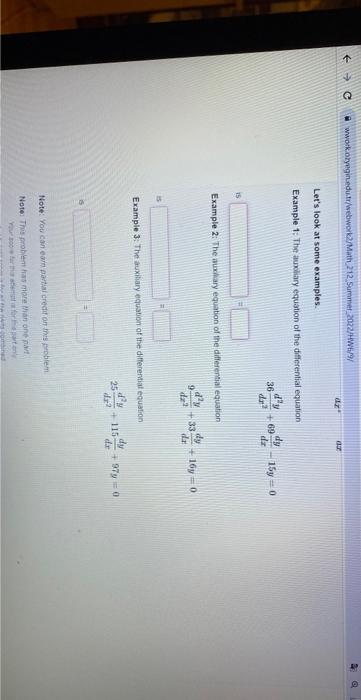 Solved This problem has multiple parts After you submit your | Chegg.com