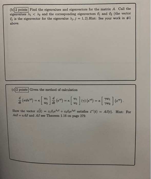 Solved 10 Points Using The Substitution V T V T Chegg Com