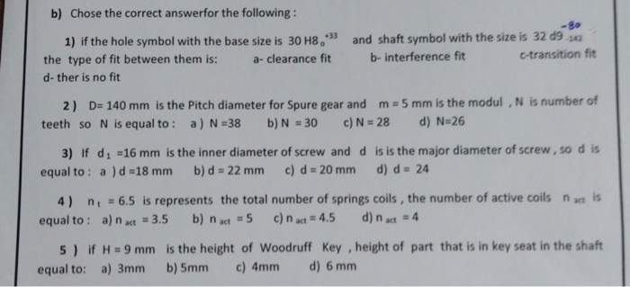 Solved B Chose The Correct Answerfor The Following 1 I Chegg Com