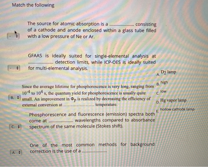 Solved OL Beer Lambert's law gives the relation between