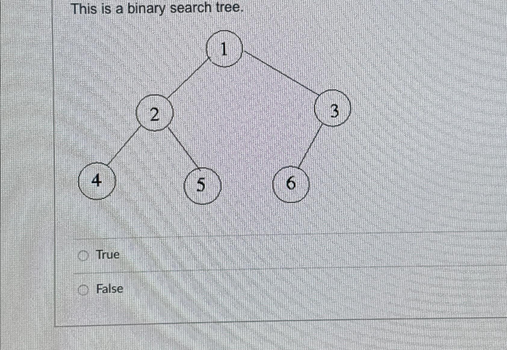 solved-this-is-a-binary-search-tree-truefalse-chegg