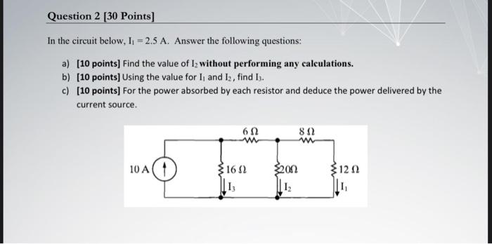 Solved Question 1 [40 Points] Consider the circuit below. | Chegg.com