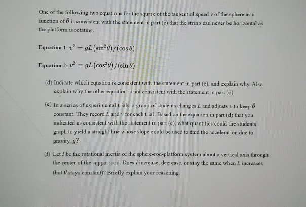 Solved Support Red N Platform A Vertical Support Rod Is F Chegg Com