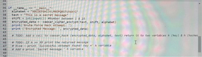 Solved The Caesar Cipher Algorithm was introduced in Week | Chegg.com