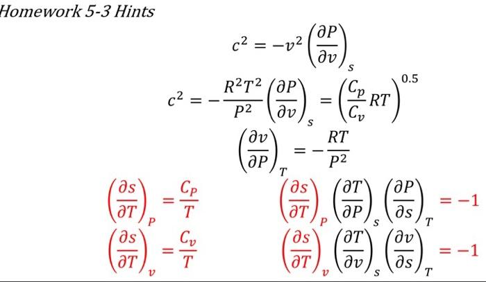 Solved If the speed of sound is given by the following | Chegg.com