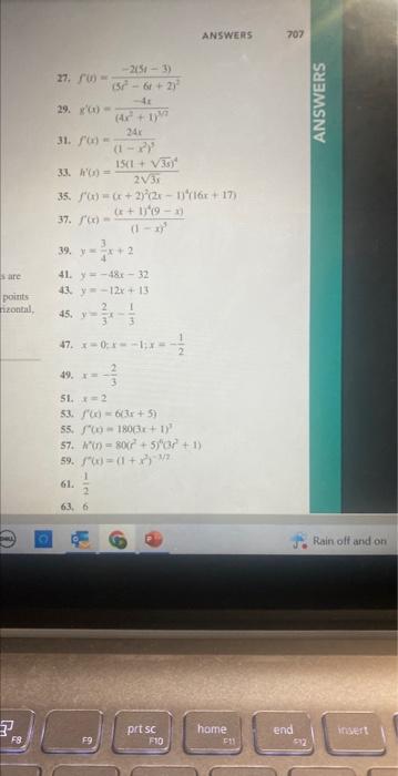 Solved In Exercises 21 through 38, differentiate the given | Chegg.com