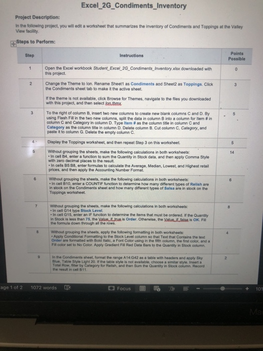 Excel 2g inventory homework 07 image