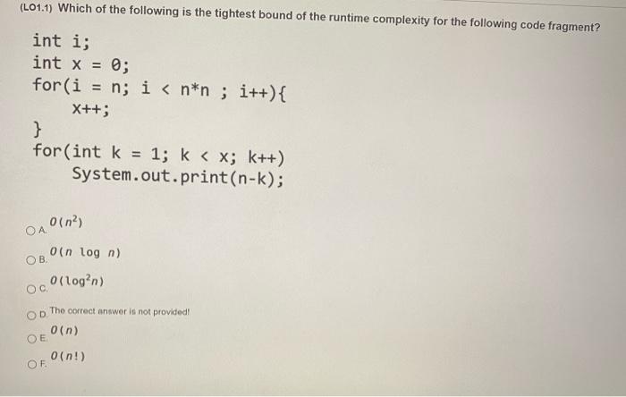 Solved Consider The Following Nested For Loop For (int I=0; | Chegg.com