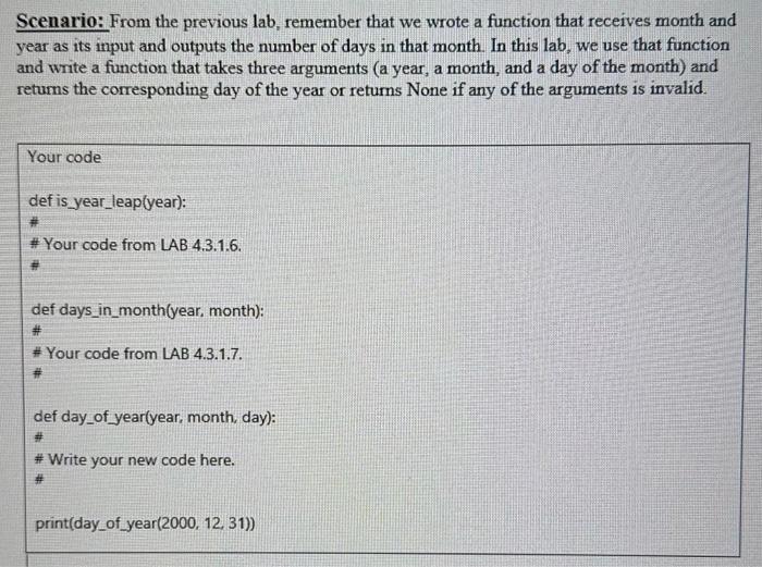 Solved Scenario From The Previous Lab Remember That We Chegg