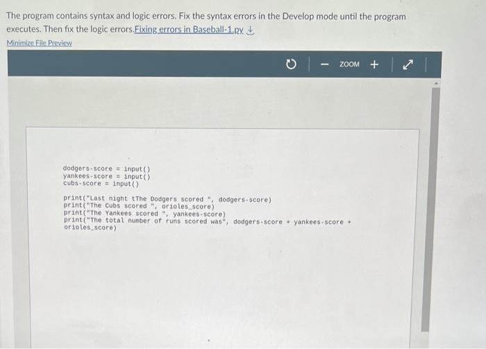 Solved pythonerror messages are often long and technicaldo chegg