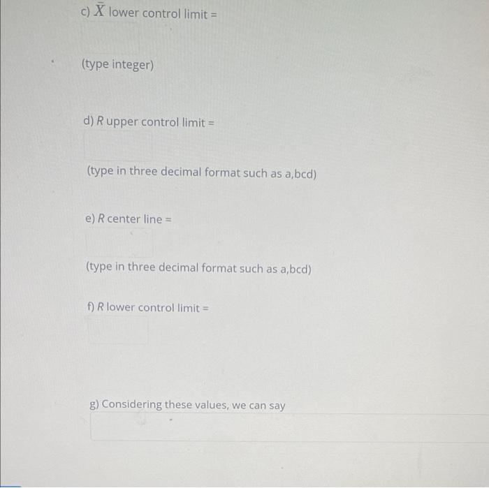 Solved Below is a control chart for a product with quality | Chegg.com