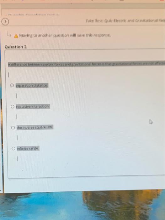 Solved A difference between electrical forces and | Chegg.com