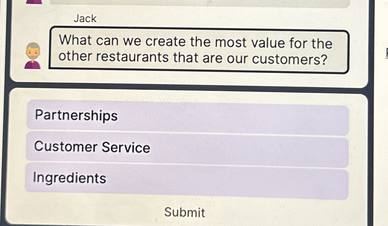 Solved JackWhat can we create the most value for the other | Chegg.com