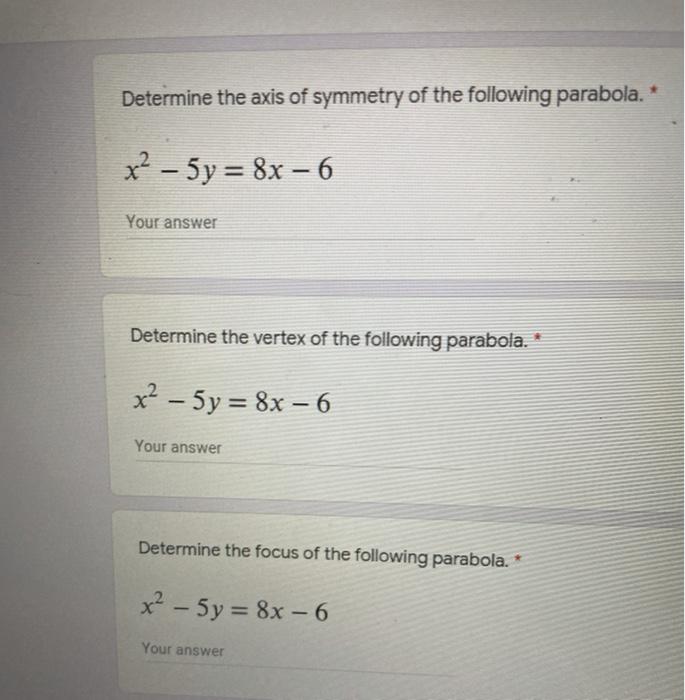 Solved Determine the axis of symmetry of the following | Chegg.com