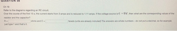 Solved QUESTION 38 Ch 19 Refer to the diagrams regarding an | Chegg.com