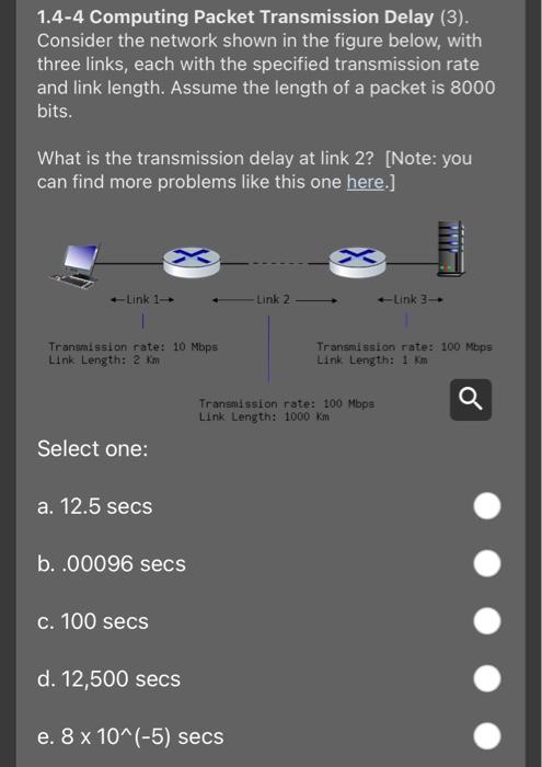 Solved 1.4-5 Computing Propagation Delay. Consider The | Chegg.com