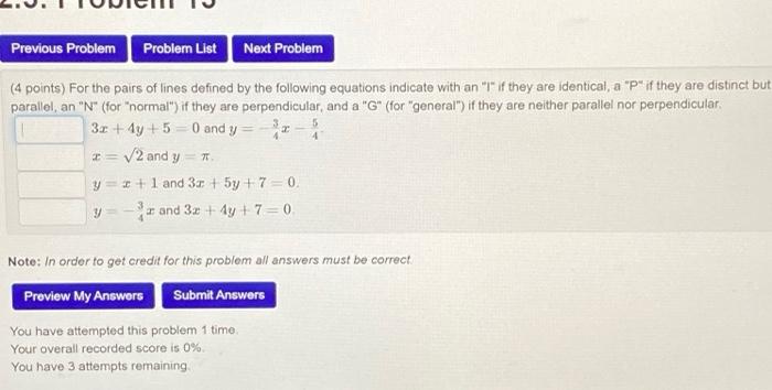 Solved Previous Problem Problern List Next Problem (4 | Chegg.com