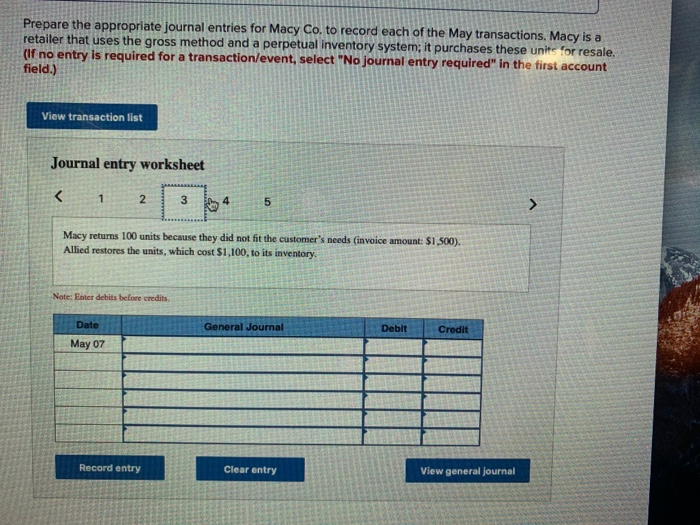 Solved Prepare the appropriate journal entries for Macy Co.