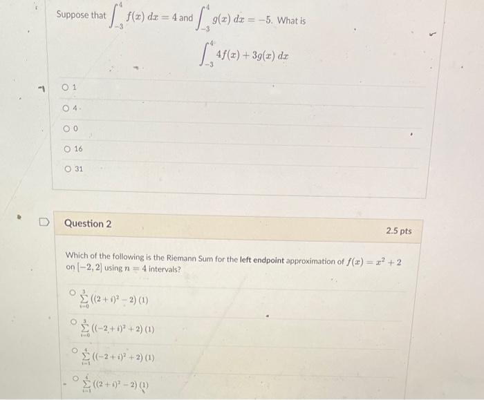 solved-suppose-that-34f-x-dx-4-and-34g-x-dx-5-what-is-chegg