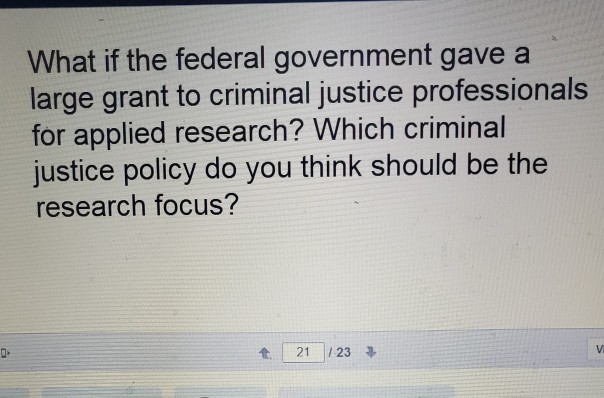 research questions for the criminal justice system