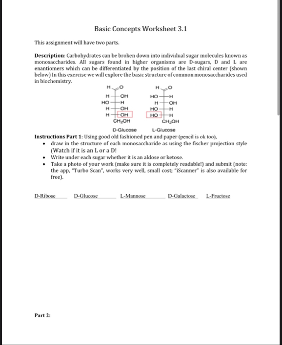 Solved Basic Concepts Worksheet 3.1This assignment will have | Chegg.com
